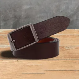 Azibo Men Textured Leather Tang Belt-image-35