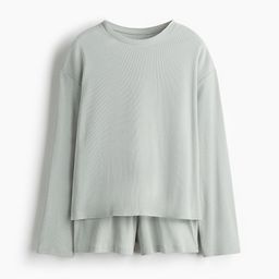 H&M Waffled Cotton Pyjamas-image-70