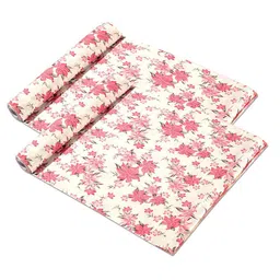 Kuber Industries Cream-Colouted & Pink 2 Pieces Printed Shelf Liner Organisers-image-97