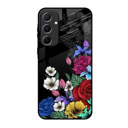 QRIOH Floral Printed Samsung Galaxy A55 5G Back Case Mobile Accessories-image-76