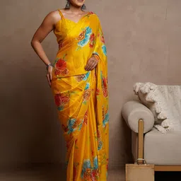 KALINI Women Floral Printed Saree-picture-15
