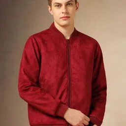 Dennis Lingo Mandarin Collar Bomber Jacket-41