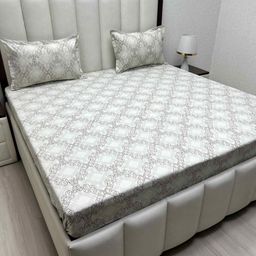 Pure Decor Green & Black Ethnic Motifs 180 TC King Bedsheet with 2 Pillow Covers-image-34