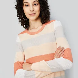 max Women Colourblocked Pullover-image-86