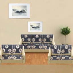 MORADO Grey Embroidered Other Sofa Cover-image-26