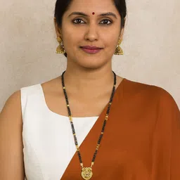 SONI DESIGNS Gold-Plated Brass Artificial Stones & Beads Mangalsutra-picture-22