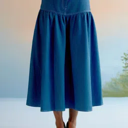 ECHO STUDIO Midi Flared Skirt-44