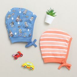BUMZEE Boys Pack Of 2 Printed Cotton Bonet Cap-picture-49