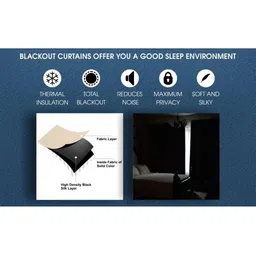 Myntra Elegant Homes Fushion Premium Blue 2 Pcs Abstract Printed Black Out Door Curtain image 5