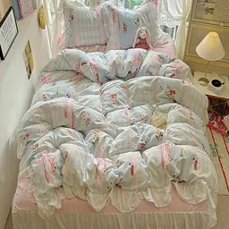JC HOME 4 Piece Double Queen Regular Bedding Set-picture-44