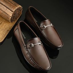 Provogue Men Faux Leather Formal Loafers-image-70