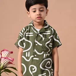 BAESD Boys Comfort Opaque Printed Casual Shirt-image-23
