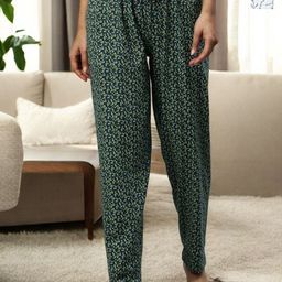Kryptic Pack Of 2 Printed Pure Cotton Relaxed-Fit Mid-Rise Lounge Pants-image-35