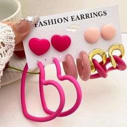 Arzonai Contemporary Hoop Earrings-image-96