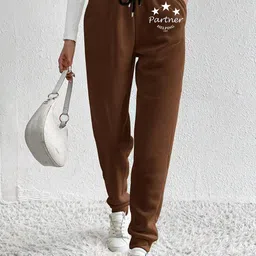 TABADTOD Women Printed Relaxed Loose Fit Joggers Trousers-image-48