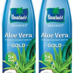 Aloe Vera Coconut Hair Oil GOLD, 5X Aloe Vera, Makes hair Sooperr soft Hair Oil-19