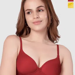 Daisy Dee Women Cotton Pack Of 2 Full Coverage Lightly Padded Bra-36