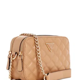 GUESS Textured PU Structured Shoulder Bag with Quilted image 2