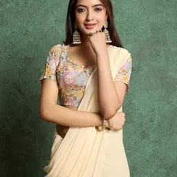 Ethnielle Pure Georgette Saree-44