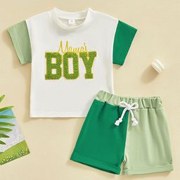 LULU & SKY Kids Embroidered Pure Cotton T-Shirt With Shorts-picture-23