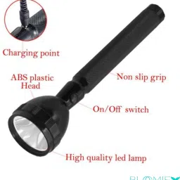 bloomify High Power Rechargeable Dul Mood's LED Torch Flashlight 8 hrs Torch Emergency Light image 4