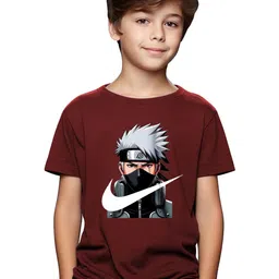 LONDON STREETS Kids Printed Raw Edge T-shirt-35