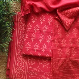 Weaves of Tradition Printed Pure Cotton Unstitched Dress Material-image-21