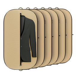 Kuber Industries Brown Set of 6 Regular Multi-Utility Organisers-0