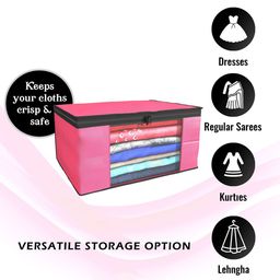 Kuber Industries Pink Set of 6 Regular Drawer Organiser Organisers image 5