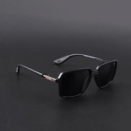 Voyage Unisex Square Sunglasses with Polarised and UV Protected Lens-6