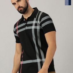 THE BEETEL HOUSE Men 2 Printed Polo Collar Pockets T-shirt-image-79