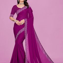 Dori Beads and Stones Embellished Saree-image-13