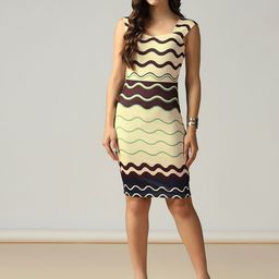 Selvia Women Striped Bodycon Dress-image-109