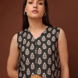 OBSHIVKA Women Floral Printed Cotton Top-image-36