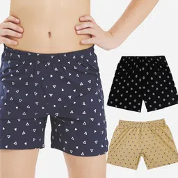 Bodycare Boys Pack of 2 Ultrasoft Breathable Fabric with Premium Cotton Shorts-image-3
