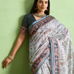 NIWAA Warli Printed Saree-picture-44