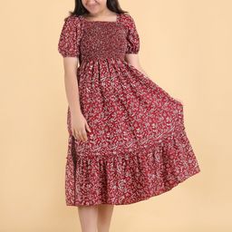 YK Girls Fit and Flare Party Wear Dress-picture-16