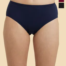 Body Mechanics Pack Of 3 Assorted Hipster Briefs BM-MIDBRIF1-DARK-S-18
