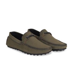 Dover Men Round Toe Slip-On Horsebit Loafers-image-65