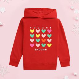 NUSYL Girls Graphic Printed Hooded Sweatshirt-picture-8