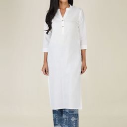 SPARSA Women Regular Pure Cotton Kurta with Palazzos-image-12