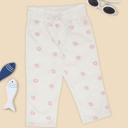 Pantaloons Baby Girls Conversational Embroidered Straight Fit Cotton Trouser-image-14