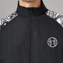 SF JEANS by Pantaloons Men Crop Open Front Jacket with Patchwork image 2