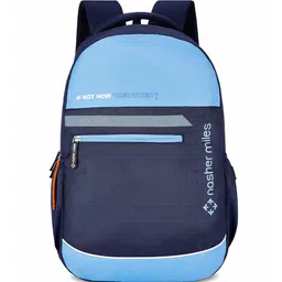 Nasher Miles History Laptop Backpack 31 Liters Polyester with Raincover (Navy Blue)-34