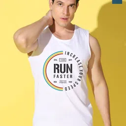 WOOSTRO Pack Of 2 Combed Cotton Printed Gym Vests VWS26(RUN WHITE)(HARD PEACOCK)-picture-45