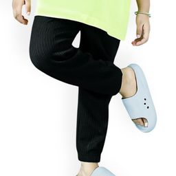 The Little Lookers Kids Ribbed Pure Cotton Mid Rise Track Pants-picture-35