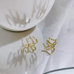 PolluxCraft Contemporary Hoop Earrings-27