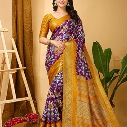 KALINI Woven Design Silk Blend Designer Saree-picture-8