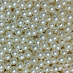 8 MM OFF WHITE PLASTIC PEARL BEADS-200 PCS FOR ART CRAFT & JWELLERY-21