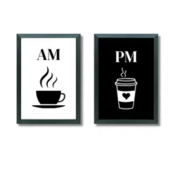 Aisha Decorz Set of 2 Tea & Coffee Wall Paintings-picture-28